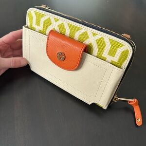 Spartina 449 Cream and Orange Women's Wallet